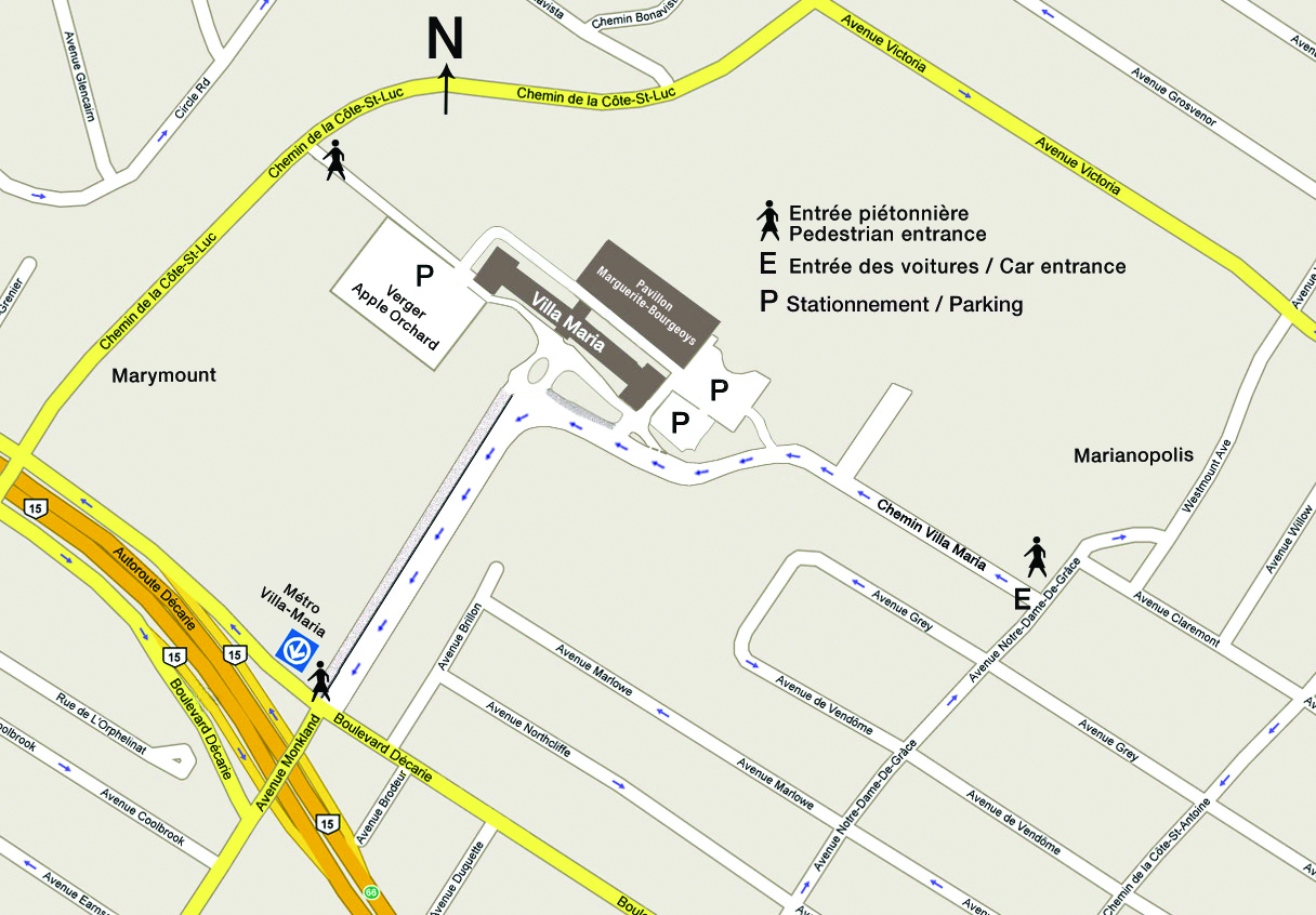 Villa Maria Directions