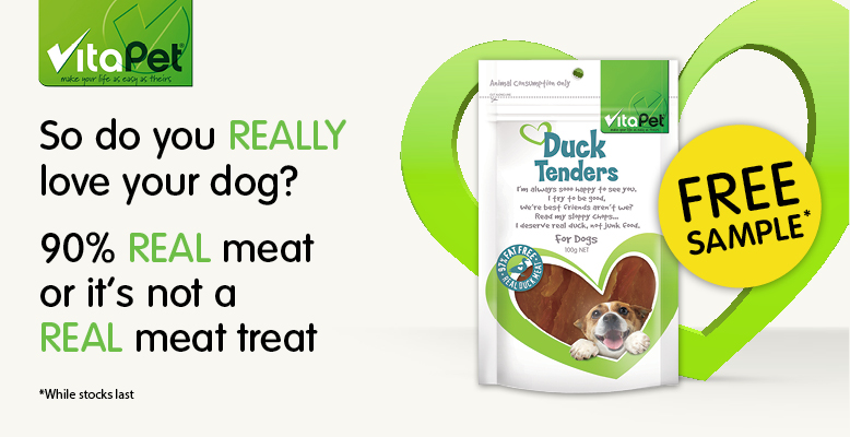 Receive a FREE Sample of Duck Tender from Vitapet