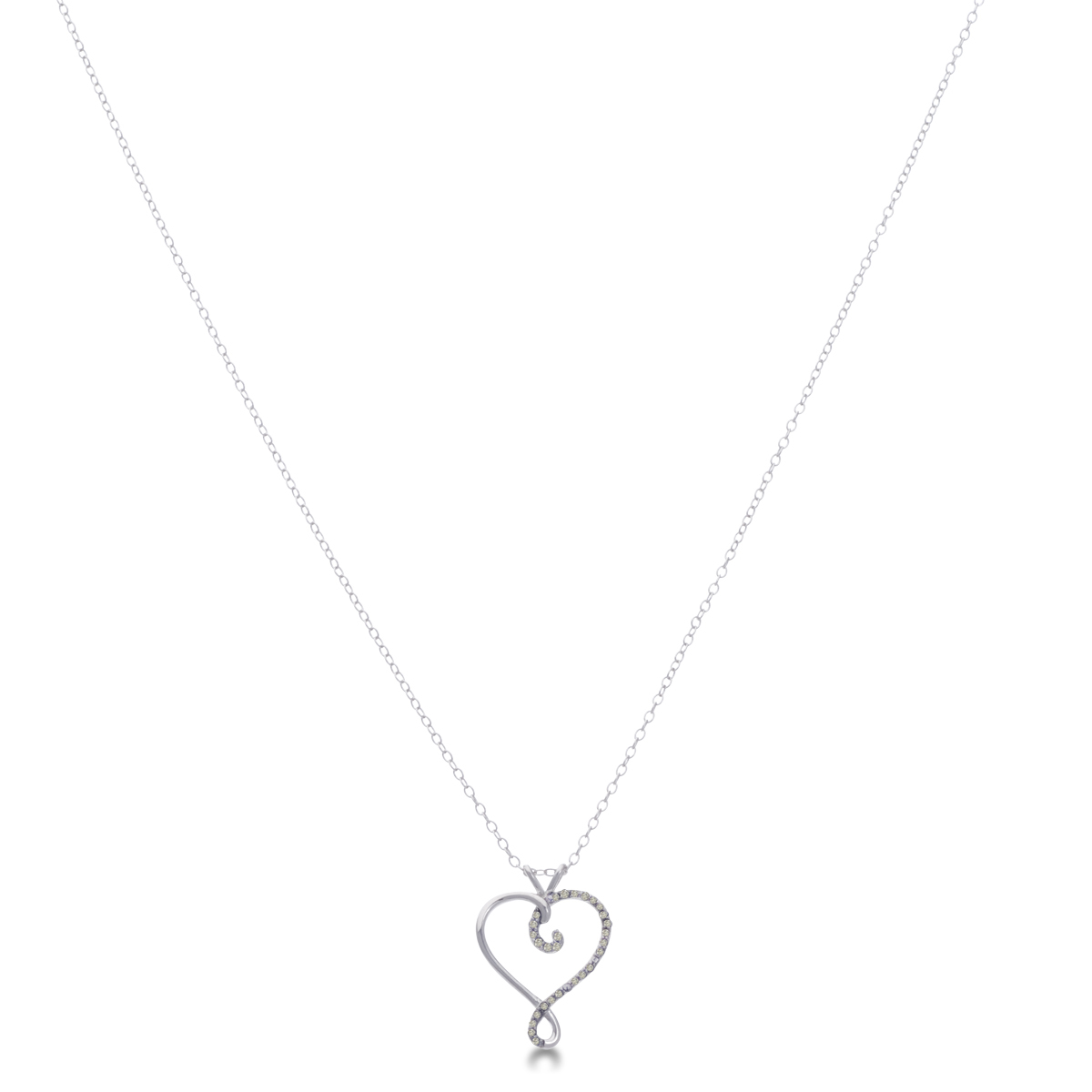Jewels of New York Mother of Pearl Double Sided Evil Eye Sterling Silver 925 with Silvertone 18 Chain with Lobster Clasp 42mm x 16mm