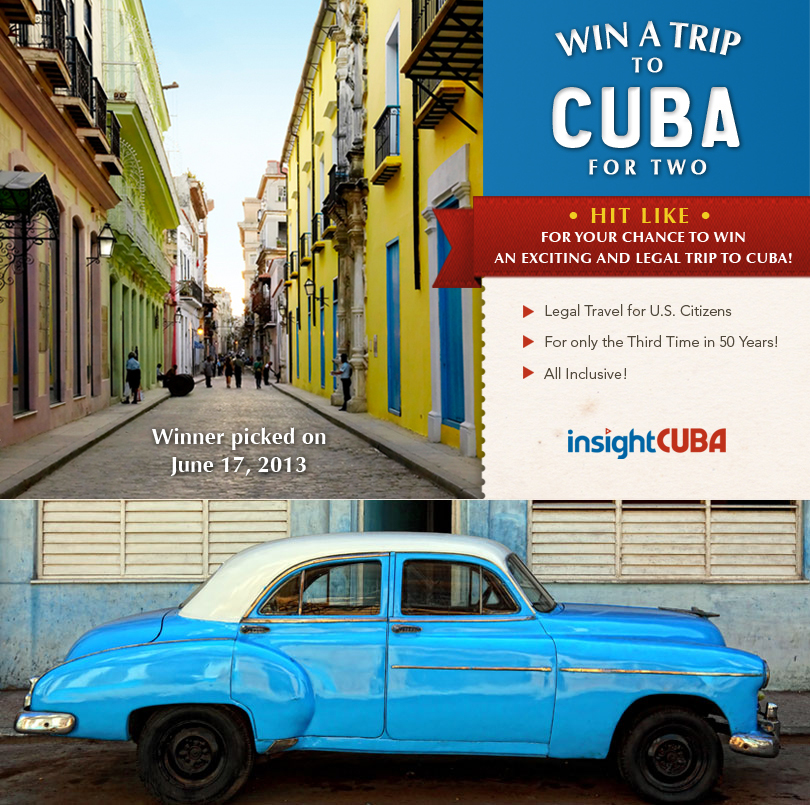 Win a Trip to Cuba for Two