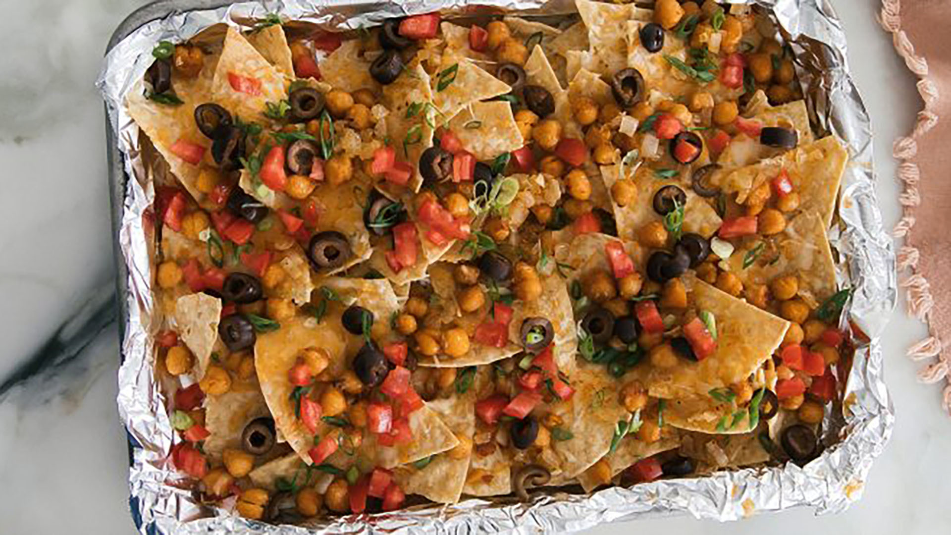 Spiced Chickpeas Nachos Recipe