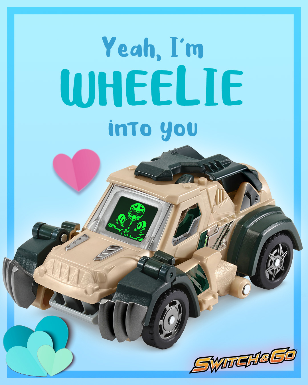 Switch & Go Dino Valentines