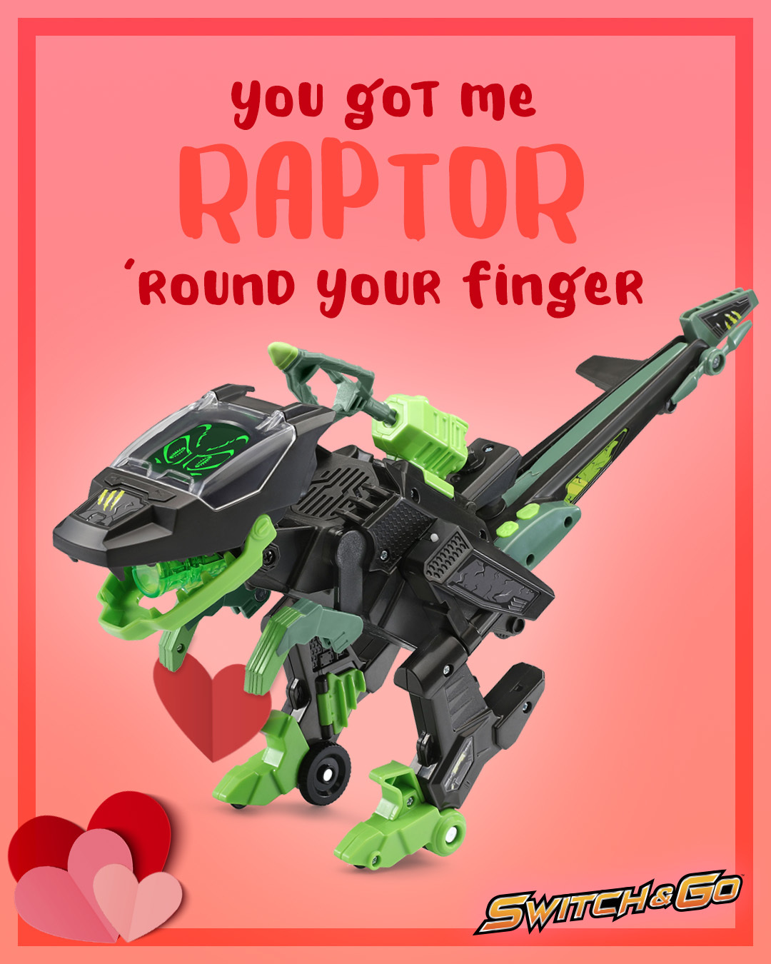 Switch & Go Dino Valentines