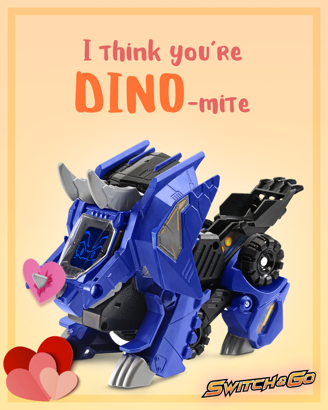 Switch & Go Dino Valentines