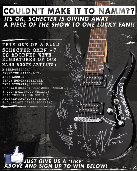 Win A Signed Schecter Guitar
